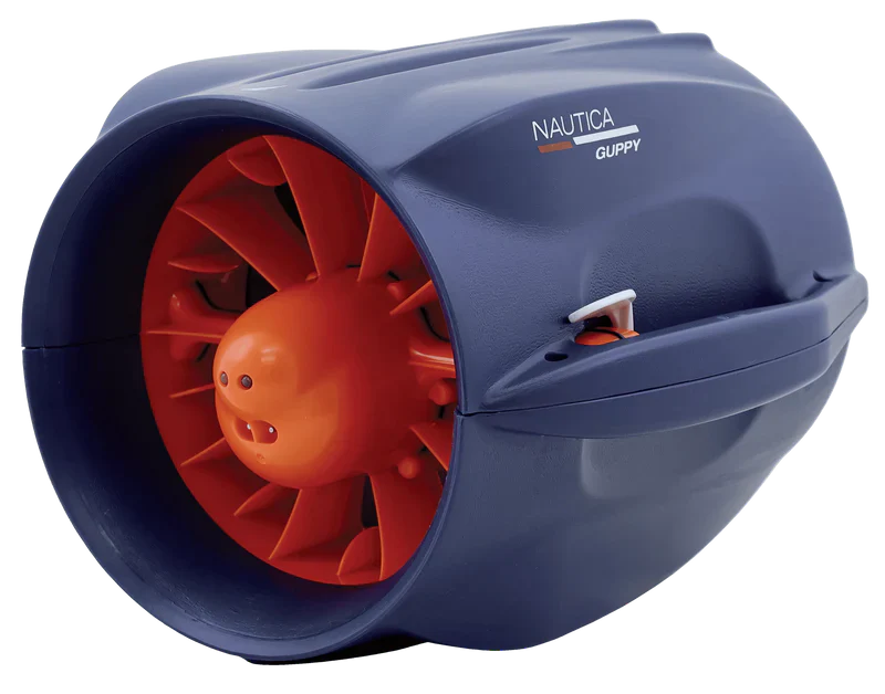 Guppy Pool Seascooter 1.2 MPH Compact Surface Water Vehicle with Protective Grille - Mariners Warehouse