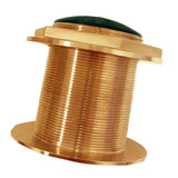 Echonautics Bronze Low-Profile Thru-Hull High-Frequency CHIRP Transducer - 1kW, 0° Tilt, 130-210kHz