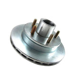 Load Rite Rotor Complete Kit Vented 9.75" Integral, No Grease 5 Stud Dacromet Finish Knott