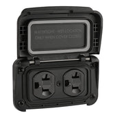 Scanstrut Ventura Series Dual AC Outlet - 125V - 20A