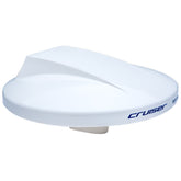 Scout Cruiser 10" White TV Antenna Omnidirectional w/20M, 75 ohms, Cable