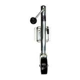 Powerwinch Saltwater Series Jack - 1200lb, Weld-On, Single Wheel, Zinc 500+ HR Salt Spray