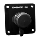 Flushmaster Vertical Single Outlet Flush Port Reroute - Black Acrylic - 1/2" Barb