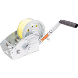 Load Rite Two-Speed Trailer Winch - 3200lbs - 25' Yellow Heavy Duty Strap