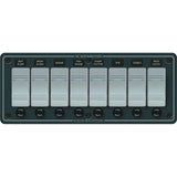Blue Sea 8261 Waterproof Panel 8 Position - Slate Grey