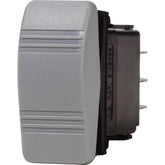 Blue Sea 8231 Water Resistant Contura III Switch - OFF-(ON) - Grey