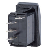 Blue Sea 8233 Water Resistant Contura III Switch - (ON)-OFF-ON - Grey