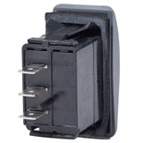 Blue Sea 8234 Water Resistant Contura III Switch - (ON)-OFF-(ON) - Grey
