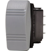 Blue Sea 8234 Water Resistant Contura III Switch - (ON)-OFF-(ON) - Grey
