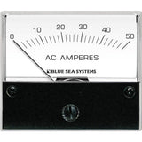 Blue Sea 9630 AC Analog Ammeter 0-50 Amperes AC
