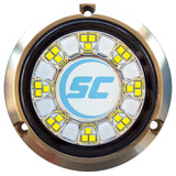 Shadow-Caster SCR-24 Bronze Underwater Light - 24 LEDs - Bimini Blue/Great White
