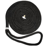 New England Ropes 5/8" Double Braid Dock Line - Black - 40'