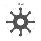 Albin Group Premium Impeller Kit 65 x 16 x 37mm - 8 Blade - Spline Insert