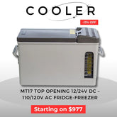 Engel MT17 Top Opening 12/24V DC - 110/120V AC Fridge-Freezer image 0