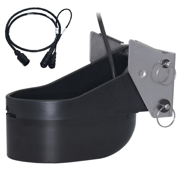 Airmar TM275C-LHW Transom Mount Low/High Wide CHIRP Transducer with Navico 2 9-Pin Mix-N-Match Cable Transducers