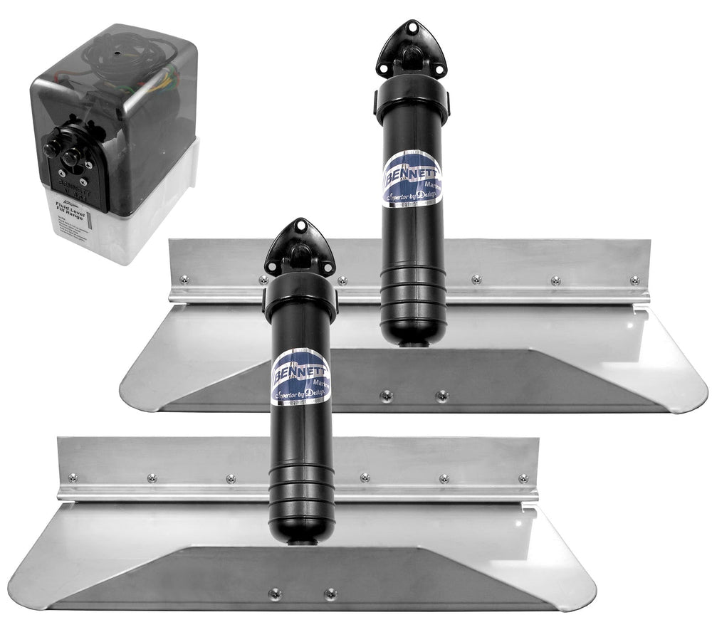 Bennett 18x9 Hydraulic trim Tab System 12V- No Control Trim Tabs
