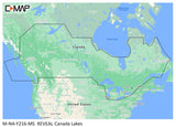 C-MAP M-NA-Y216-MS Reveal Canadian Lakes Cartography