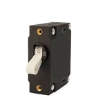 EGIS A Series White Toggle Panel Mount Circuit Breaker Single Pole AC/DC 20 Amp Retail Pack