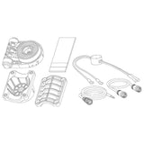 Humminbird Open Water Adapter Kit Transom Mount For Mega Live