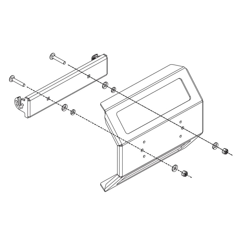 Humminbird IDMK-H12R Reinforced Flush Mount Kit for Helix 12 Navigation