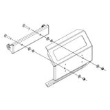 Humminbird IDMK-H12R Reinforced Flush Mount Kit for Helix 12 Navigation