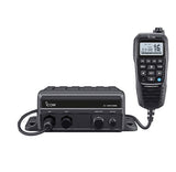 icom M411BB Black Box VHF with HM195GB Black CommandMic Communications