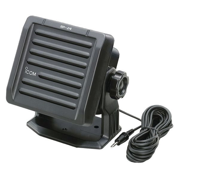 External Remote Speaker SP-24 4x4 Inch Black Marine Communication - Mariners Warehouse