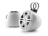 JL Audio M3 6.5-inch (165 mm) Enclosed Coaxial System, Gloss White Enclosure, Gloss White Sport Grilles Audio/Video