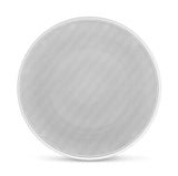 JL Audio M6 8in Subwoofer White LUXe Grille Infinte Baffle