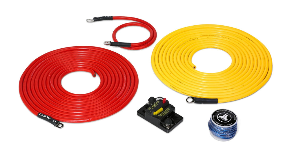 JL Audio Premium 6 AWG 12V Power Marine Connection Kit, Single Amplifier, Within 20 ft of Battery Audio/Video