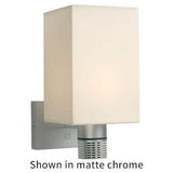 Jana LED Wall Sconce, Chrome, White Shade Built-in Dimmer, 10-30VDC MPN-ILPB25013705
