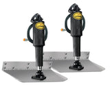 Lenco 9inx9in Standard Mount Trim Tab Kit 12v Requires Switch