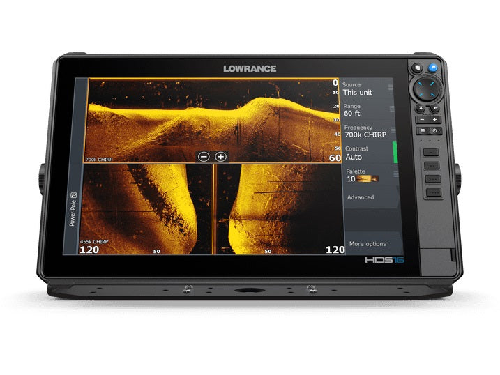 Lowrance HDS16 Pro with C-MAP Discover USA and Canada, No Transducer Navigation