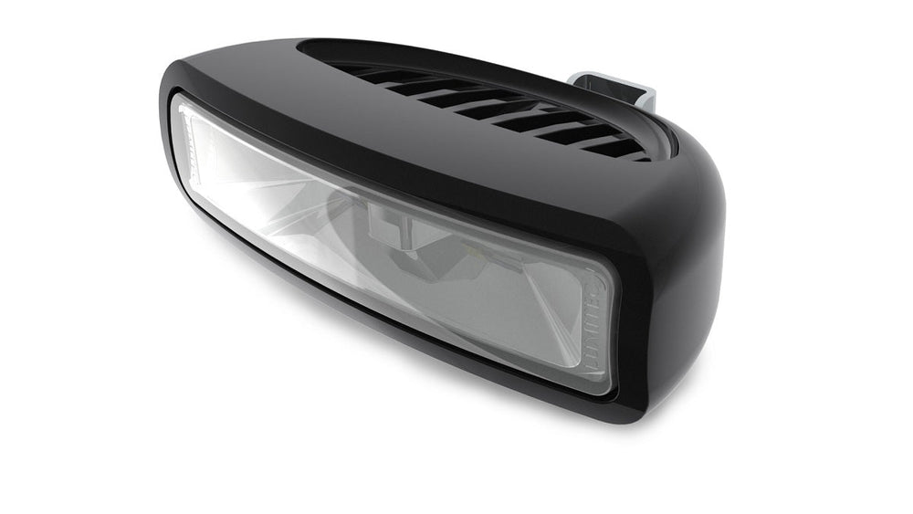 Lumitec Caprera3 Flood Light White LEDfts Non-Dimming Bracket Mount Black 12/24v