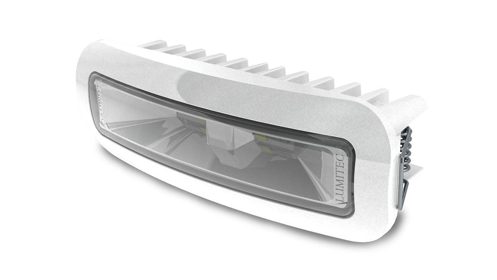 Lumitec Capri3 Flood Light White LEDfts Dimmable Flush Mount White 12/24v