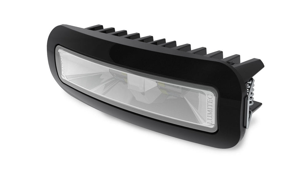 Lumitec Capri3 Flood Light White LEDfts Non-Dimmable Flush Mount Black 12/24v