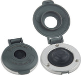 Lofrans Low Amperage Footswitch with Gray Cover Stainless Steel Bezel, Black Boot (Up) MPN-LWP950G