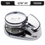 Storm 1250, Stainless Steel, 12V, 1000W, Low- Profile, Vert. Rope/Chain Windlass f/ 5/16HT/BBB MPN-M1250L12-5/16H