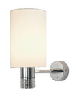 Nova LED Wall Light, Chrome, White Shade Built-in Dimmer, 10-30VDC MPN-ILPB25013905