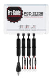 Pro-Guide 3-Bank 1x12V/10A Lead Acid/LiFePO4, 1x 12V/16V/10A AGM/LiFePO4 and 1x36V 10A LiFePO4 On Board Charger, IP68