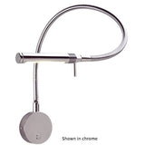 Rugen Reading & Chart LED Flex Light, Matte Chrome 300mm,Bulkhead Mounting, Built-in Dimmer, 10-30VDC MPN-ILPB24830007