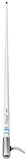 Shakespeare 5101 White 8ft 6dB VHF Antenna Chrome Ferrule 15ft RG58 Cable