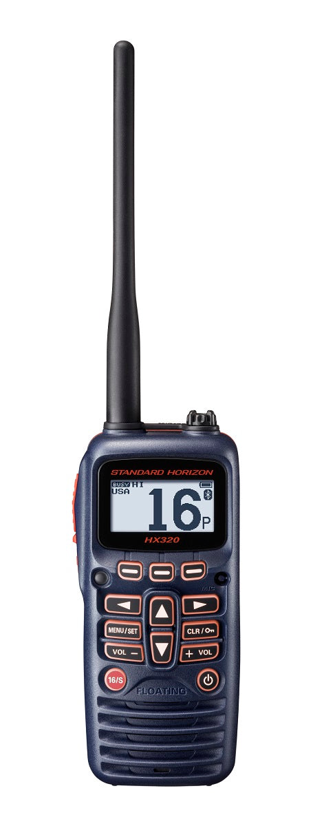 Standard HX320 6W Compact Floating Marine Handheld Transceiver Communications