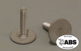 Weld Mount 0.75in Tall #8 x 32 PS62-832-12SS-10 SS Stud 0.62in Base 10 Pack