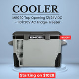 Engel MR040 Top Opening 12/24V DC - 110/120V AC Fridge-Freezer image 0