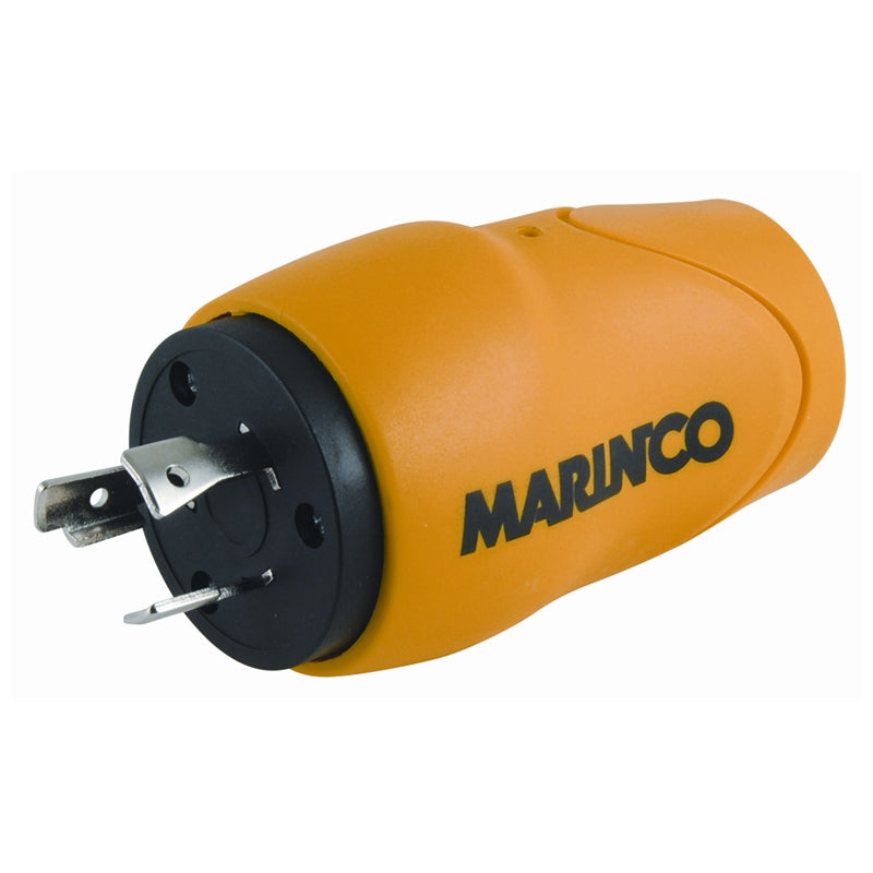 Marinco Adapter Male 20A 125V to 15/20A Strait Shorepower - view 2