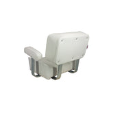 DELUXE PILOT CHAIR W/ARMREST WHT
