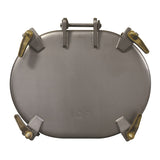ICF Drop Bolt Hatch 18"X24" Rsd 5" 4 Dog Stainless Steel Heavy Commercial - view 2
