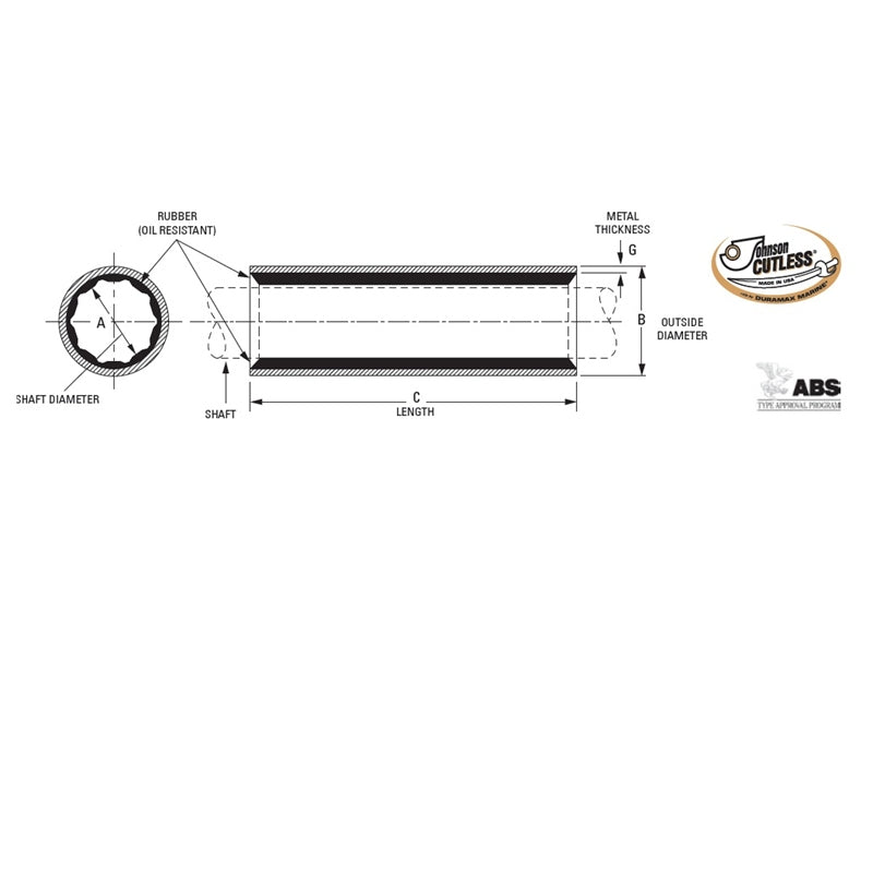 Duramax Marine Br 0.750 X 1.250 Able Bearings - view 2