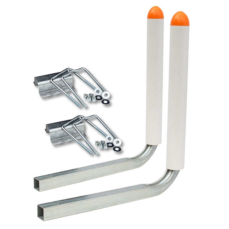 Tie Down Pontoon Guide on Trailer Rollers Rigging - view 2